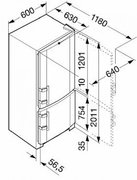 Холодильник Liebherr CNsl 4003 NoFrost фото 3 в Челябинске