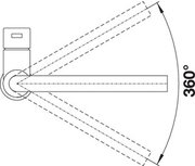 Смеситель Blanco LANORA полированная нержавеющая сталь фото 4 в Челябинске