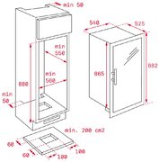 Винный шкаф Teka RVI 35 BLACK-SS фото 2 в Челябинске
