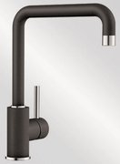 Смеситель Blanco Mili Silgranit темная скала фото в Челябинске