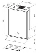 Вытяжка Faber Titano EG8 X/BK A60 фото 3 в Челябинске