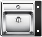 Мойка Blanco Statura 6-IF Crystal черное стекло нержавеющая сталь фото 3 в Челябинске