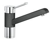 Смеситель Blanco Zenos chrome/Silgranit антрацит фото в Челябинске