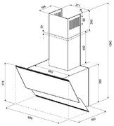 Вытяжка Krona IRIDA 900 white sensor фото 3 в Челябинске