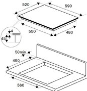 Варочная панель Bertazzoni P604IM2B2NE-20 фото 4 в Челябинске