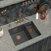 Мойка Omoikiri Kata 55-2-U-GR фото 4 в Челябинске