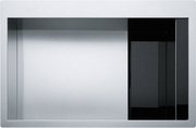 Мойка Franke CLV 210 нержавеющая сталь/черное стекло Мойка Franke CLV 210 нержавеющая сталь/черное стекло