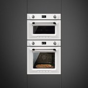 Компактный духовой шкаф с пароваркой Smeg SF4920VCB1 фото 2 в Челябинске