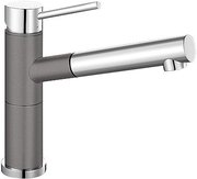 Смеситель Blanco Alta-S compact chrome/Silgranit темная скала Смеситель Blanco Alta-S compact chrome/Silgranit темная скала
