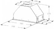 Встраиваемая вытяжка Korting KHI 9828 GN фото 3 в Челябинске