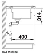 Мойка Blanco ETAGON 500-U SILGRANIT PuraDur темная скала фото 4 в Челябинске