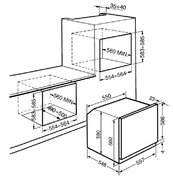 Духовой шкаф Smeg SFP140B фото 2 в Челябинске