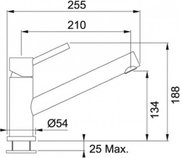 Смеситель Franke Taros нержавеющая сталь фото 2 в Челябинске