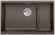 Мойка Blanco SUBLINE 700-U Level SILGRANIT отводная арматура InFino® кофе фото в Челябинске