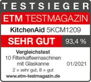 Кофеварка KitchenAid 5KCM1209EDG фото 4 в Челябинске