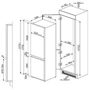 Холодильник Smeg C7280NEP фото 4 в Челябинске