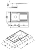 Мойка Smeg LZ861AV2 фото 2 в Челябинске