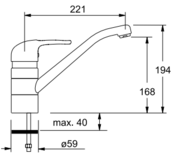 Смеситель Franke 290-1 хром фото 2 в Челябинске