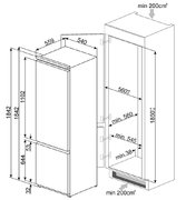 Холодильник Smeg C3180FP фото 2 в Челябинске