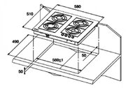Газовая варочная панель Kuppersberg TS63 X фото 2 в Челябинске