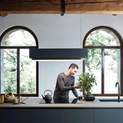 Вытяжка Falmec CIRCLE.TECH Levante 120 graphite glass фото 2 в Челябинске