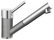 Смеситель Blanco Antas-S chrome/Silgranit алюметаллик фото в Челябинске