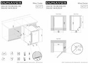 Винный шкаф Dunavox DAU-46.138B фото 4 в Челябинске