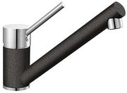 Смеситель Blanco Antas chrome/Silgranit антрацит фото в Челябинске