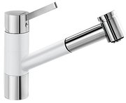 Смеситель Blanco Tivo-S chrome/Silgranit белый фото в Челябинске