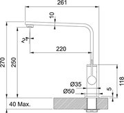 Смеситель Franke Crea хром фото 3 в Челябинске