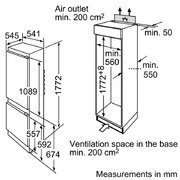 Встраиваемый двухкамерный холодильник Bosch KIV 38V20 RU фото 2 в Челябинске