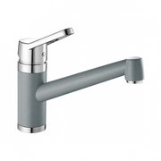 Смеситель Blanco ACTIS Сочетание материалов хром/керамика серый алюминий фото в Челябинске