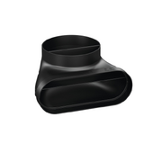 Угловой соединительный элемент (переходник) для плоского и круглого каналов BORA EFR90/1 фото в Челябинске