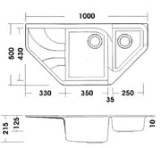 Мойка Smeg LSE102A фото 2 в Челябинске