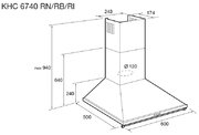 Вытяжка Korting KHC 6740 RB фото 2 в Челябинске