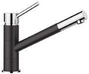 Смеситель Blanco Kano 526175 Silgranit черный фото в Челябинске