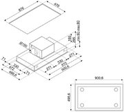 Встраиваемая вытяжка Smeg KSCB90XE фото 2 в Челябинске