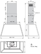 Вытяжка Falmec TIME 85 pewter фото 3 в Челябинске