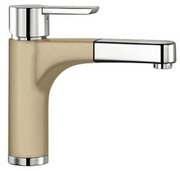 Смеситель Blanco Pylos-S chrome/Silgranit шампань фото в Челябинске