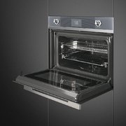 Комбинированный духовой шкаф с функцией СВЧ Smeg SF4102MCS фото 2 в Челябинске