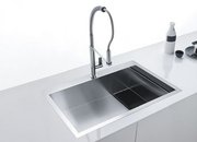 Мойка Franke CLV 210 нержавеющая сталь/черное стекло фото 2 в Челябинске