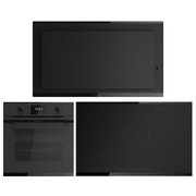 Kuppersbusch (варочная панель KI 8550.0 KSMR + духовой шкаф BP 6332.0 KSM6 MattBlack + вытяжка DW 8550.0 KSM)