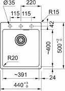 Мойка Franke MRG 610-39 FTL черный матовый фото 3 в Челябинске