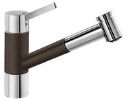 Смеситель Blanco Tivo-S chrome/Silgranit кофе фото в Челябинске