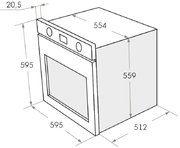Духовой шкаф Maunfeld EOEH.5811B фото 2 в Челябинске