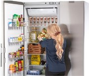 Холодильник с морозильной камерой Festivo 120 CFM 120CFM531 (серый/нержавеющая сталь) фото 3 в Челябинске