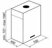 Вытяжка Korting KHA 7950 X Cube фото 3 в Челябинске