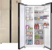 Отдельностоящий холодильник с инвертором Weissgauff WSBS 600 BeG NoFrost Inverter фото в Челябинске