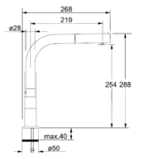 Смеситель Franke Planar Angolo 020 хром фото 2 в Челябинске