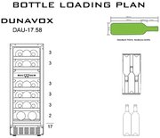 Винный шкаф Dunavox DAU-17.58DW фото 4 в Челябинске